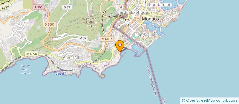 localisation de l'entreprise SPORTS VACANCES JUNIORS à CAP D'AIL