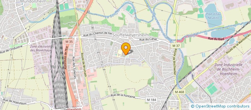 localisation de l'entreprise SPORTS VOLONTAIRES DE SOUFFELWEYERSHEIM  SOUFFELWEYERSHEIM