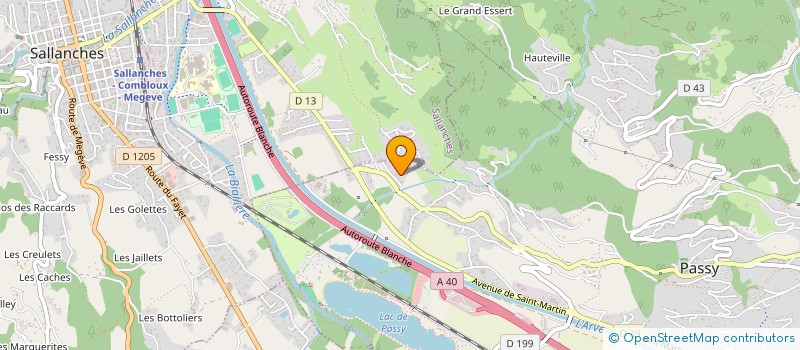 localisation de l'entreprise SPORTSDECO à PASSY