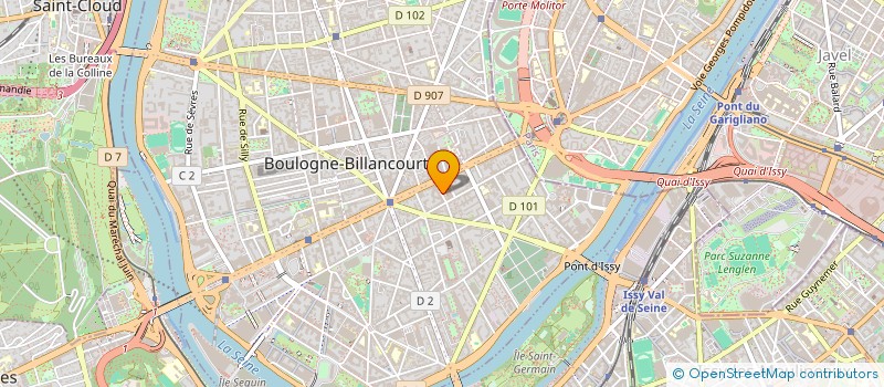 localisation de l'entreprise SPORTSHOP  BOULOGNE BILLANCOURT