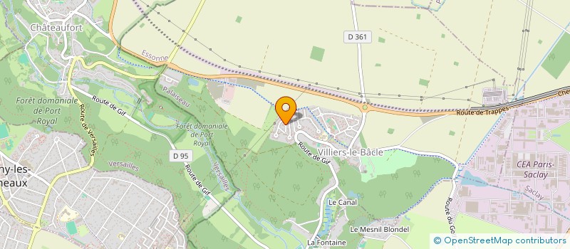 localisation de l'entreprise SPORTSUPPS  VILLIERS-LE-BACLE