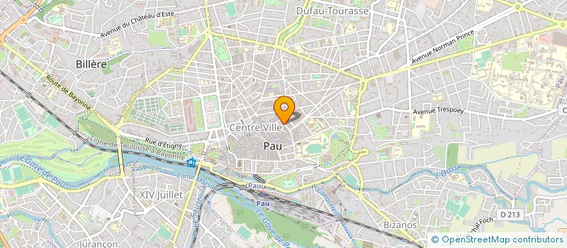 localisation de l'entreprise SPORTSWEAR 2000 à PAU