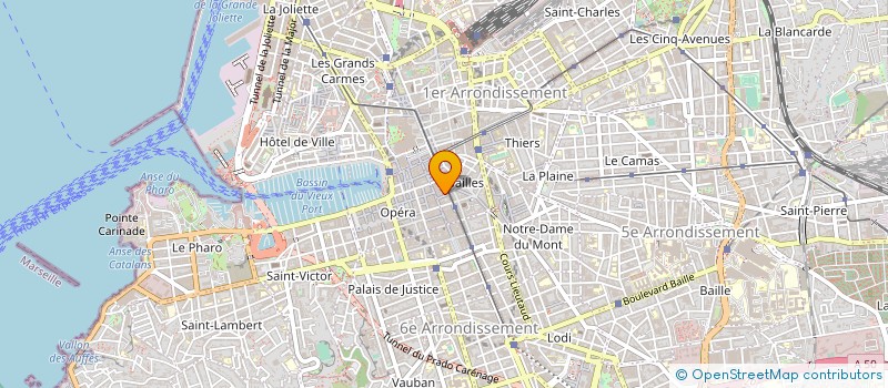 localisation de l'entreprise SPORTSWEAR PISANCON à MARSEILLE