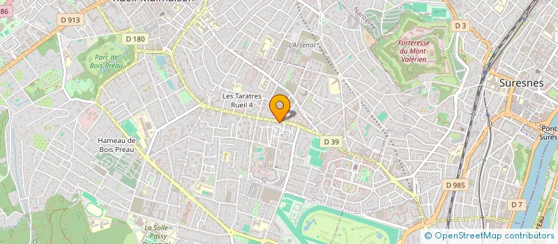 localisation de l'entreprise SPORTSYSTEM à RUEIL-MALMAISON