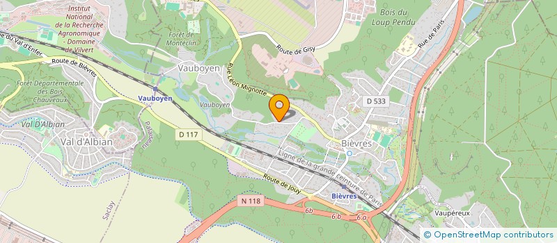 localisation de l'entreprise SPORTUNITY à BIEVRES