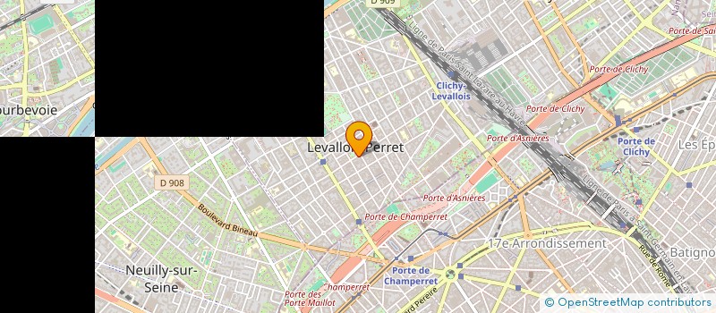 localisation de l'entreprise SPORTWINS à LEVALLOIS-PERRET