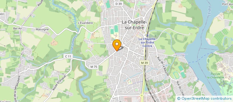 localisation de l'entreprise SPORTWIZ  LA CHAPELLE-SUR-ERDRE