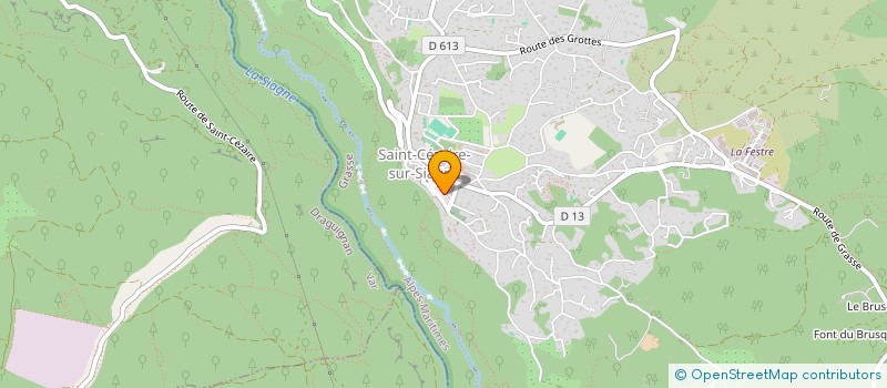 localisation de l'entreprise SPORTY GREEN  SAINT-CEZAIRE-SUR-SIAGNE