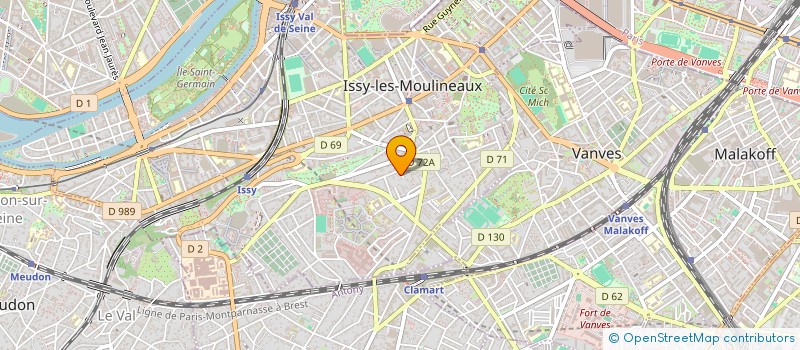 localisation de l'entreprise SPORTY PEPPERS à ISSY-LES-MOULINEAUX