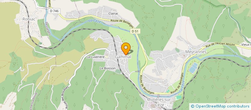 localisation de l'entreprise SPORTY16  MOLIERES-SUR-CEZE