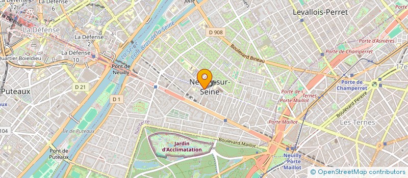 localisation de l'entreprise SPORTYLIB à NEUILLY-SUR-SEINE