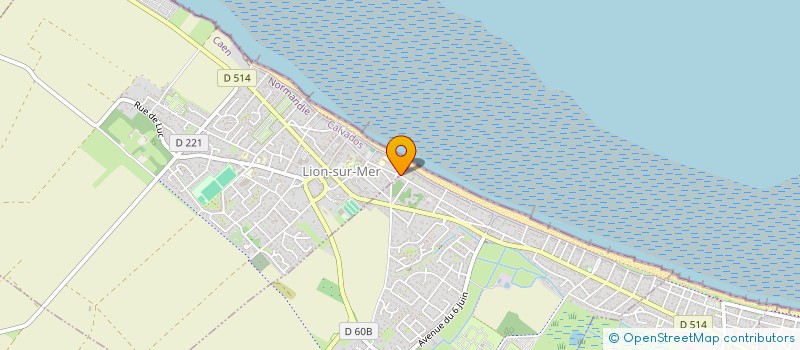 localisation de l'entreprise SPORTZONE SAS  LION-SUR-MER