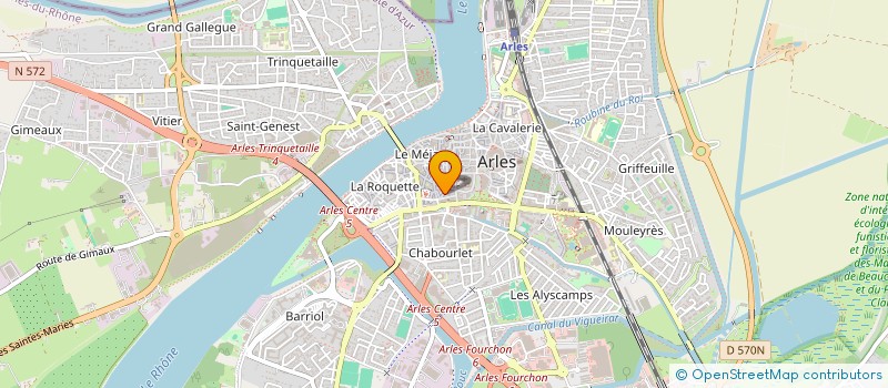 localisation de l'entreprise SPORUM à ARLES