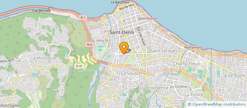 localisation de l'entreprise SPOT à SAINT-DENIS