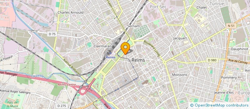 localisation de l'entreprise SPOT  REIMS