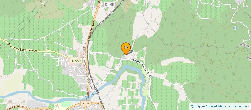 localisation de l'entreprise SPOT CAR à BAGNOLS-SUR-CEZE