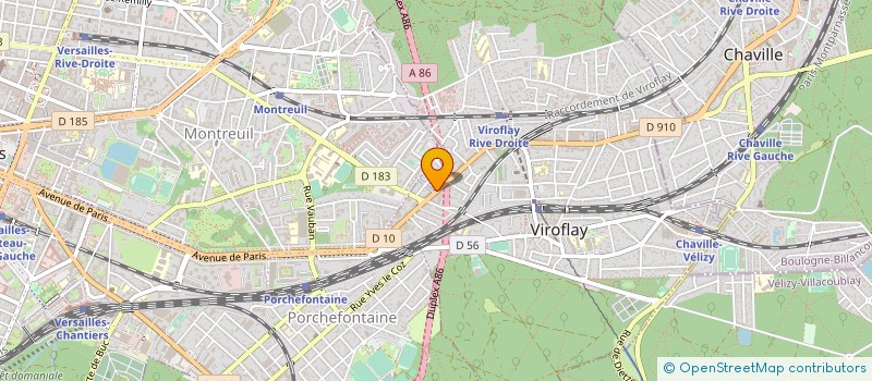 localisation de l'entreprise SPOT HITEC à VIROFLAY