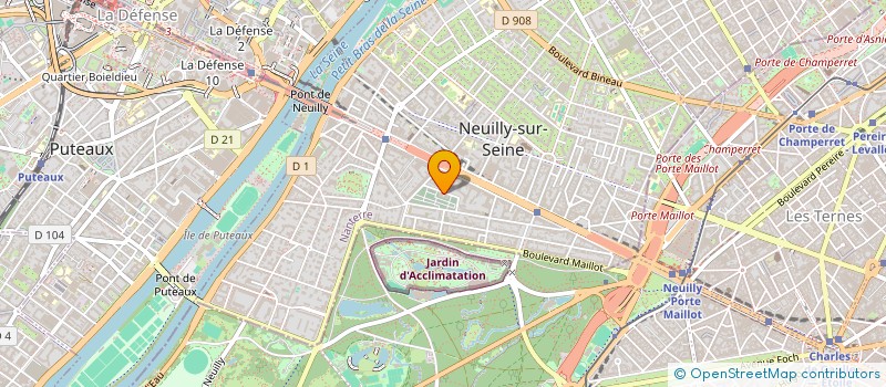 localisation de l'entreprise SPOT-HOTELS à NEUILLY-SUR-SEINE