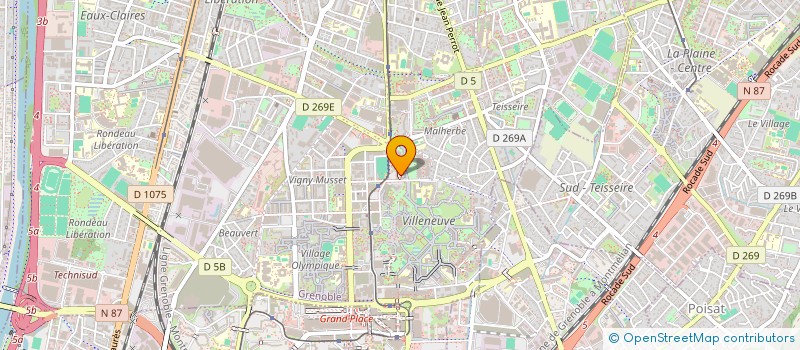 localisation de l'entreprise SPOT'IN à GRENOBLE