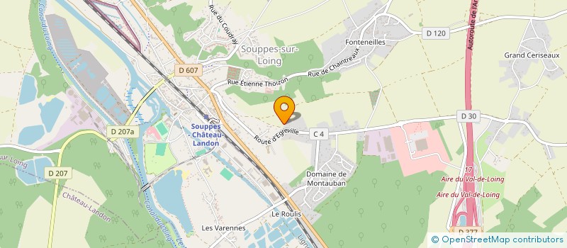 localisation de l'entreprise SPOT INDUSTRIEL à SOUPPES-SUR-LOING