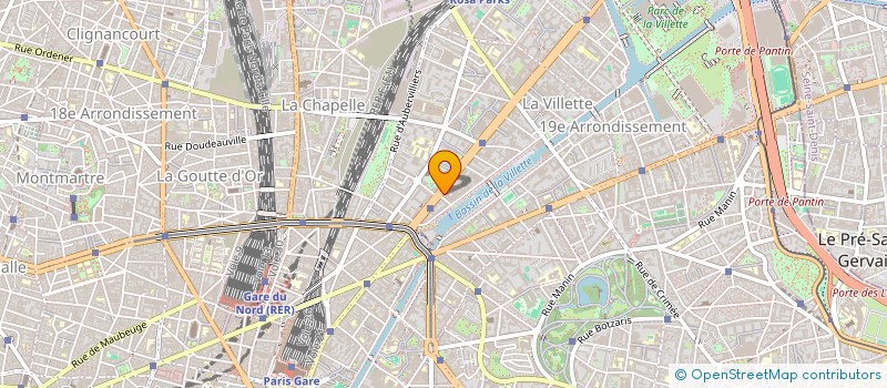 localisation de l'entreprise SPOT SA  PARIS