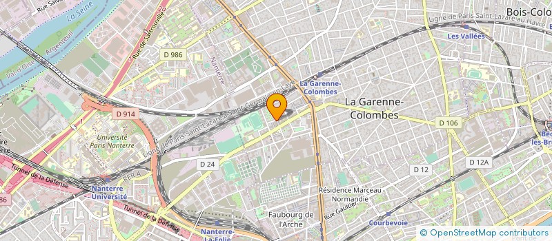 localisation de l'entreprise SPOTEE à LA GARENNE-COLOMBES