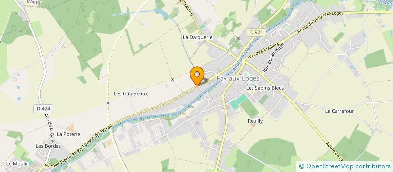 localisation de l'entreprise SPOTILOC à DONNERY
