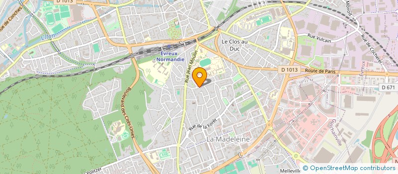 localisation de l'entreprise SPOTIVAN à EVREUX