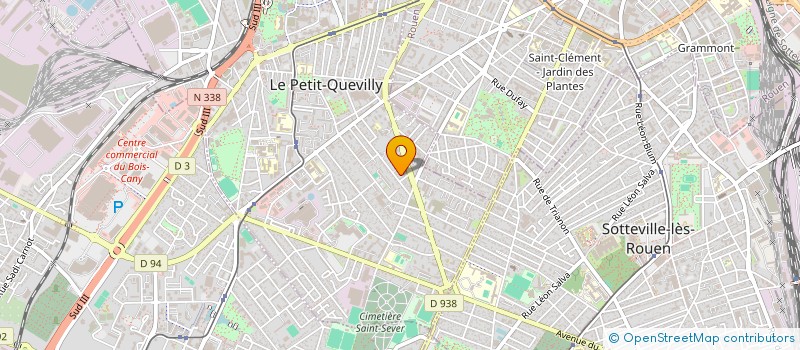 localisation de l'entreprise SPOTLESS  LE PETIT-QUEVILLY