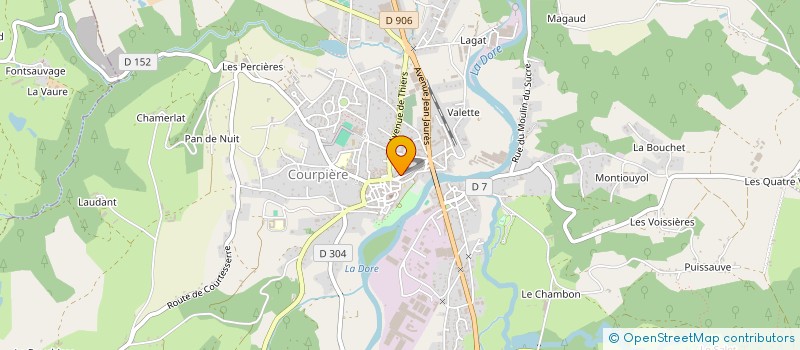 localisation de l'entreprise SPOTLIGHT RECORDS à COURPIERE