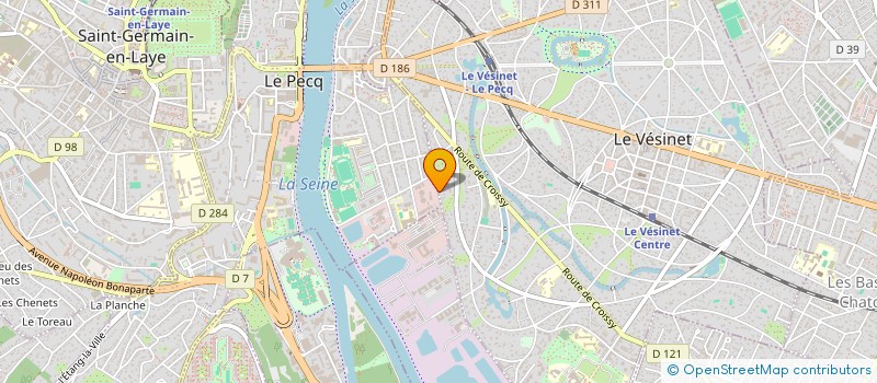 localisation de l'entreprise SPOTLIGHT STUDIO  LE VESINET