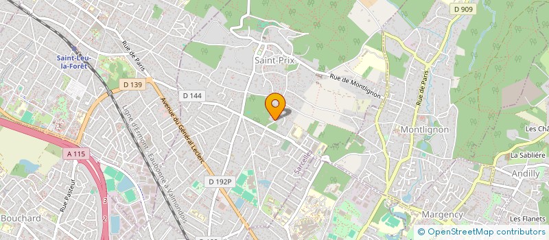 localisation de l'entreprise SPOTLINE CONSEIL à SAINT-PRIX