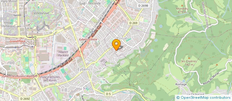 localisation de l'entreprise SPOTO VERANDA à POISAT