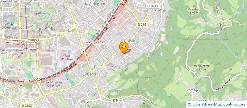 localisation de l'entreprise SPOTO VERANDA DEVELOPPEMENT  POISAT