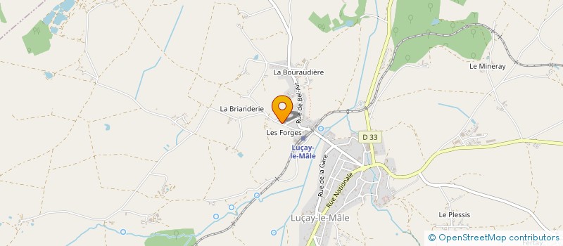 localisation de l'entreprise SPOTPIZZA à LUCAY-LE-MALE