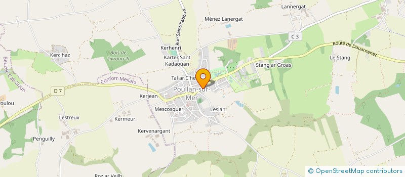 localisation de l'entreprise SPOTY  POULLAN-SUR-MER