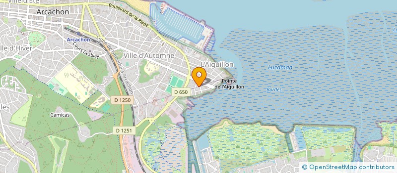 localisation de l'entreprise SPOUTNIK  ARCACHON