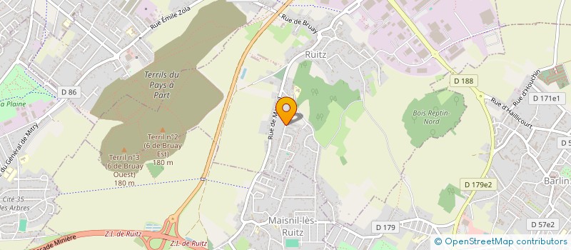 localisation de l'entreprise SPOUTNIK THEATER CIE  RUITZ