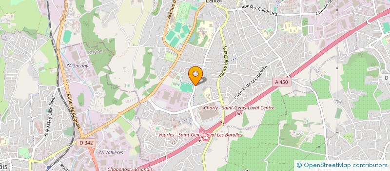 localisation de l'entreprise SPP à SAINT-GENIS-LAVAL