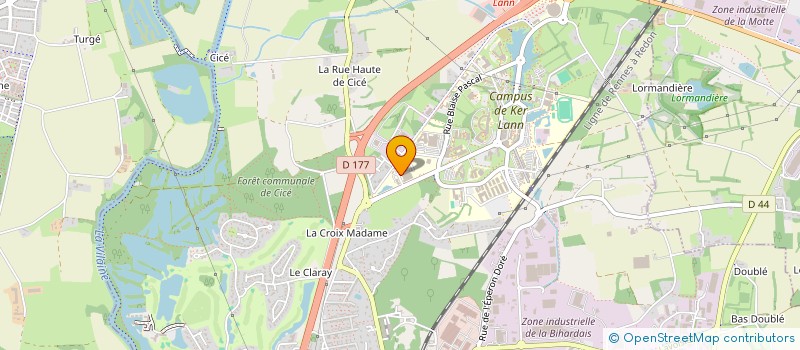 localisation de l'entreprise SPP  BRUZ