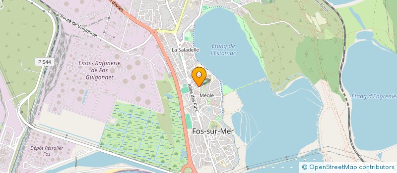 localisation de l'entreprise SPP  FOS-SUR-MER