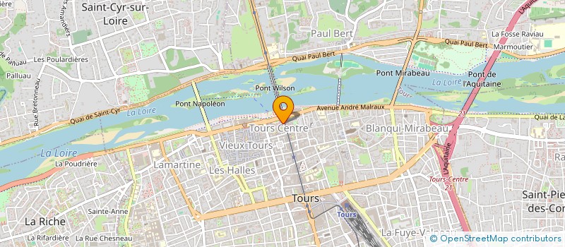 localisation de l'entreprise SPP  TOURS