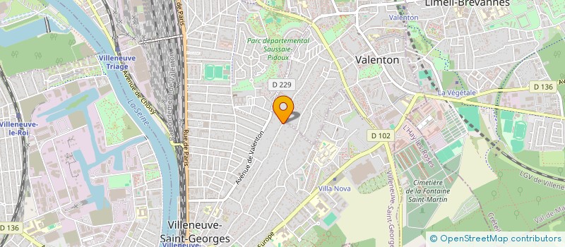 localisation de l'entreprise SPP  VILLENEUVE-SAINT-GEORGES