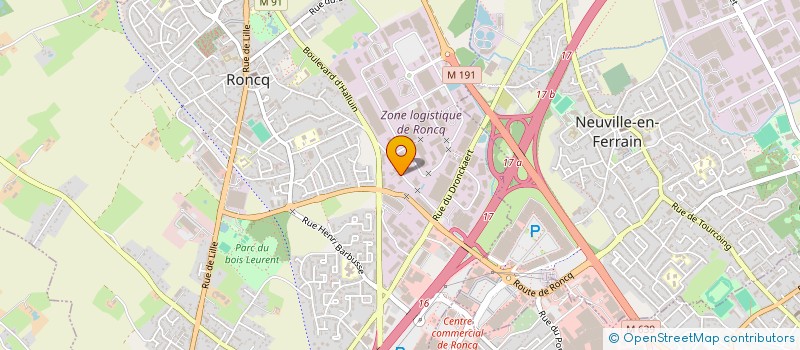localisation de l'entreprise SPP à RONCQ