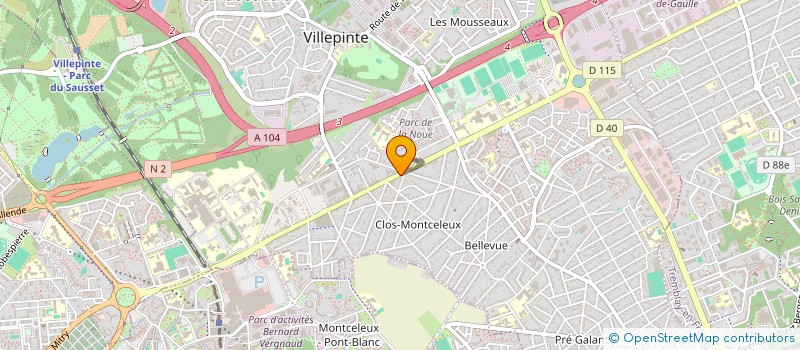 localisation de l'entreprise SPP à VILLEPINTE