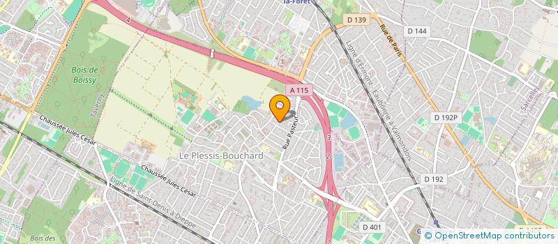 localisation de l'entreprise SPP INSIDE PARTNER  LE PLESSIS-BOUCHARD