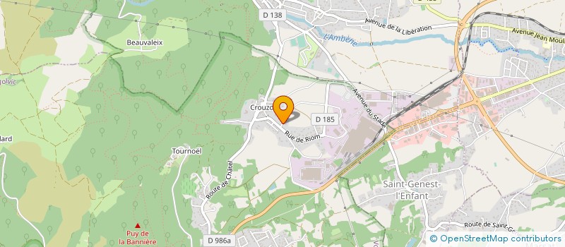 localisation de l'entreprise SPPIS AUVERGNE  VOLVIC