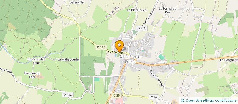 localisation de l'entreprise SPPL  SAINT-PIERRE-EGLISE