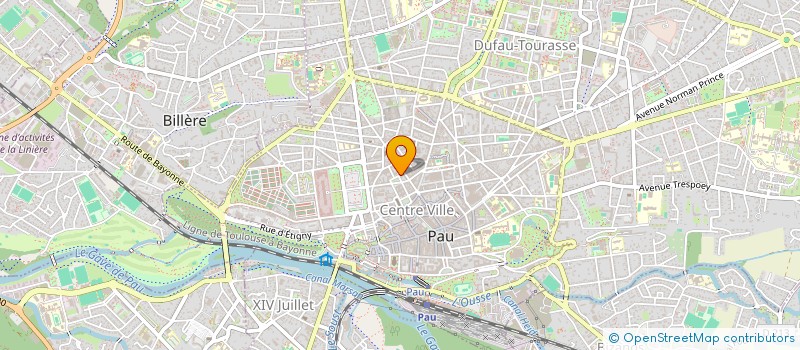 localisation de l'entreprise SPPL JURIPUBLICA à PAU