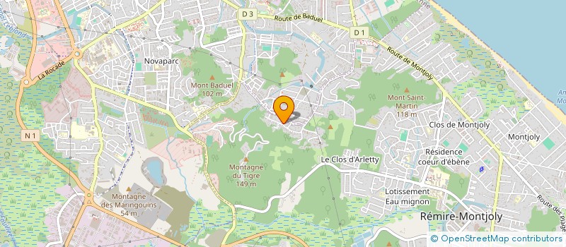 localisation de l'entreprise SPPS (PRO PEINTRE ET SERVICES)  REMIRE-MONTJOLY